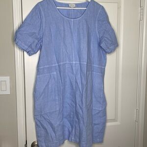 PureJill 100% Linen Dress